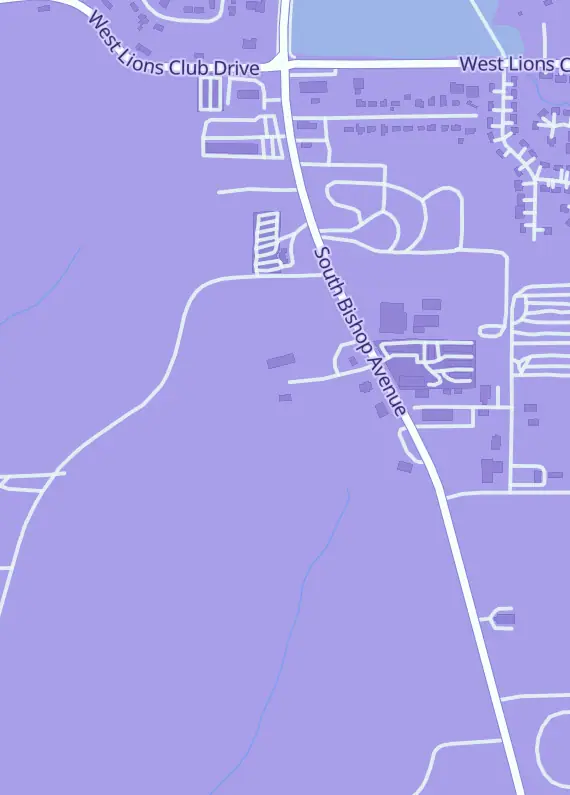 Street map around Kard Shop, 1372 S Bishop Ave, Rolla, MO