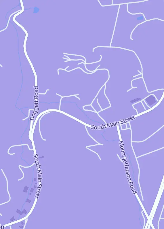 Street map around Kitchen Table Games & Bistro, 926 US Hwy 221 Business, West Jefferson, NC