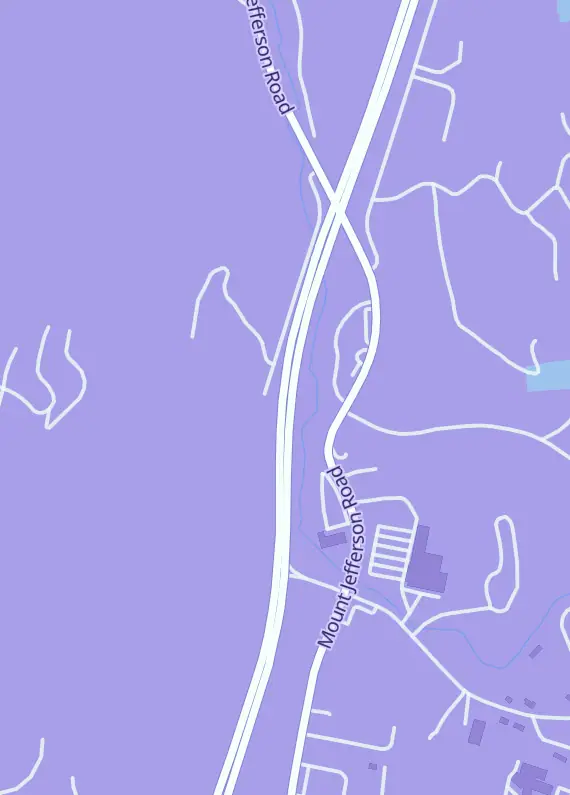 Street map around Kitchen Table Games & Bistro, 926 US-221, West Jefferson, NC