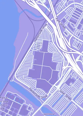 Street map around Larger Than Life & Comics Toys, Syracuse