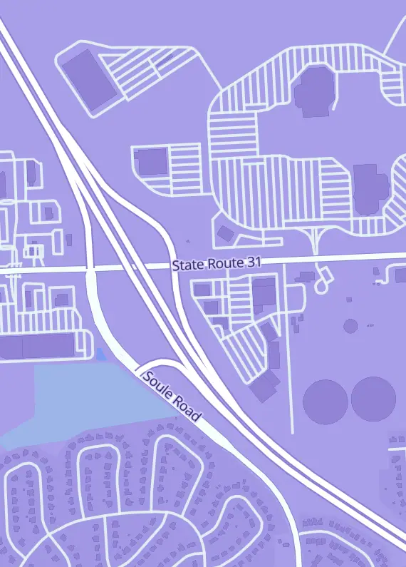 Street map around Larger Than Life, 4100 NY-31, Clay, NY