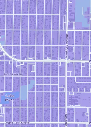 Street map around Legacy Collectibles, Panama City