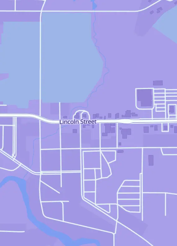 Street map around Legacy Games & Hobby, 810 Lincoln St, Rhinelander, WI