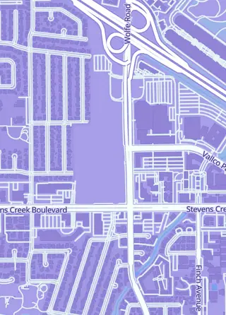 Street map around Legends Comic & Games - Boardgames, Cupertino