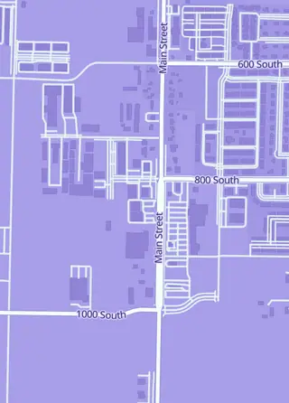 Street map around Liam's Cards and Games, Smithfield