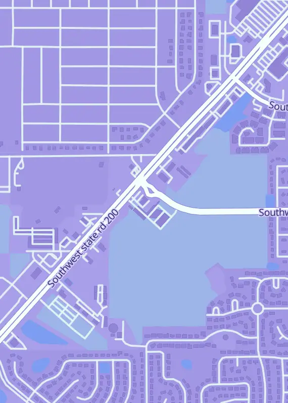 Street map around LIL Games & Collectibles, 8960 SW State Rd 200 Ste 2 Suite 2, Ocala, FL