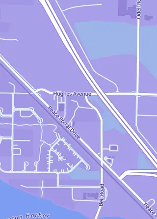 Street map around Liminal Collectibles, Blaine