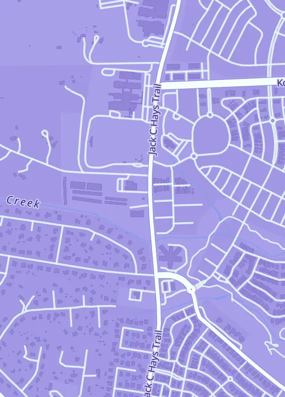 Street map around Lionheart Hobby & Games, 5500 Fm 2770 Ste 103, Kyle, TX