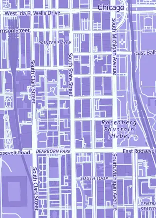 Street map around Loose Packs Trading Co., Chicago