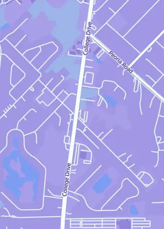 Street map around Luckiest Man Sports Cards, Orange Park
