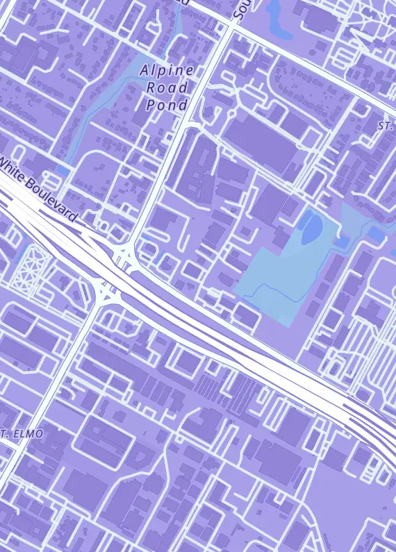 Street map around Mage's Sanctum, 3924 Woodbury Dr #A, Austin, TX