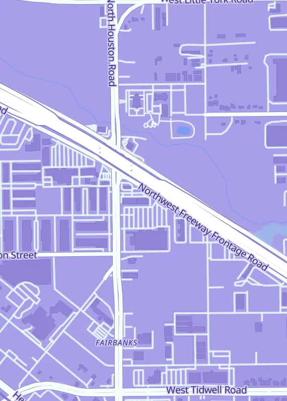 Street map around Martz Collectibles, 14095 Northwest Fwy, Houston, TX
