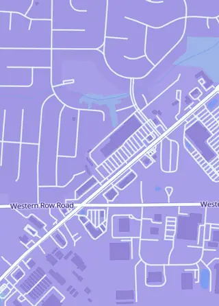 Street map around Mavericks Mason, Mason