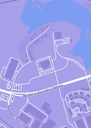 Street map around Meelypops SC, Spartanburg