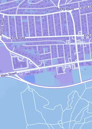 Street map around MetaGames.Toys Hobby Store, Rocky Point