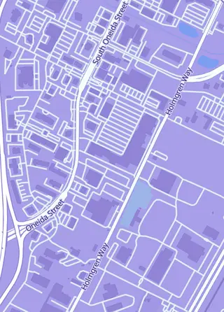 Street map around MissingNo. Games - Green Bay, Green Bay