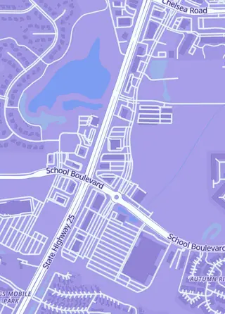 Street map around Mn Sportscards, Monticello