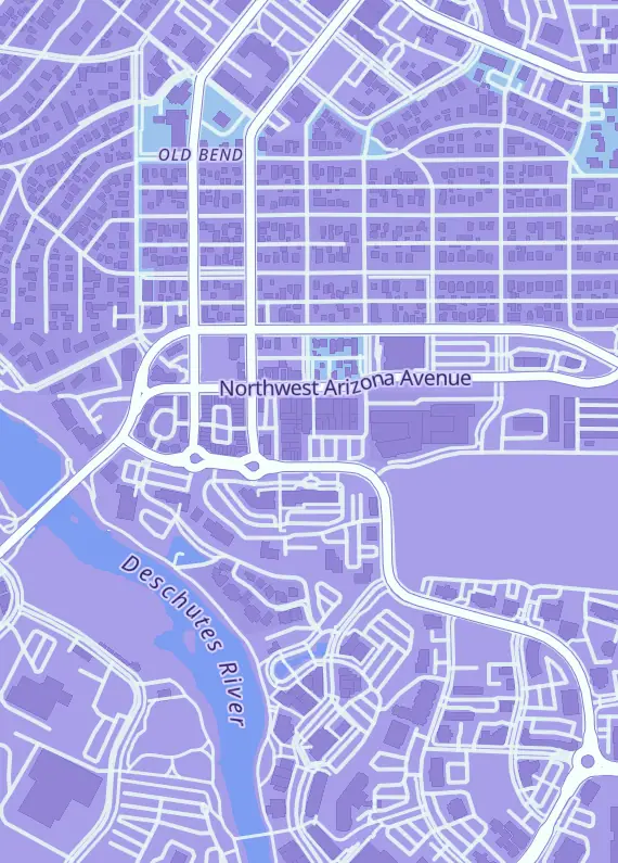Street map around Modern Games, 550 SW Industrial Way #150, Bend, OR