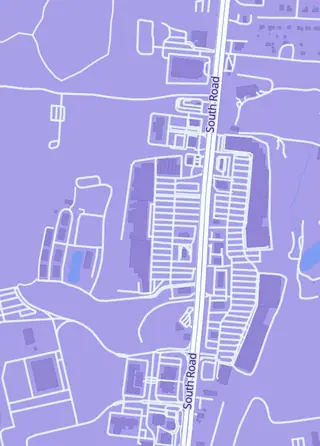 Street map around Mugentoys, Poughkeepsie