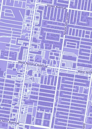 Street map around Myth Adventures, McAllen