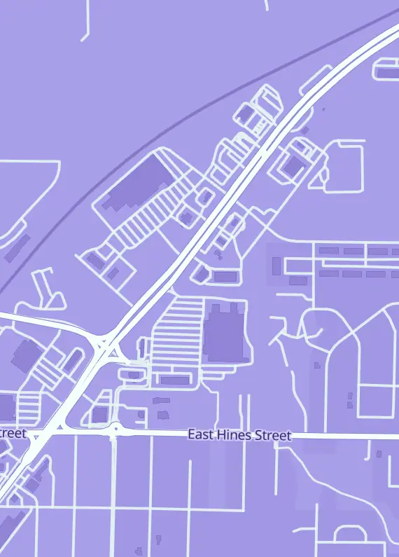 Street map around Neverending Game Store - Republic, 1206 US-60, Republic, MO