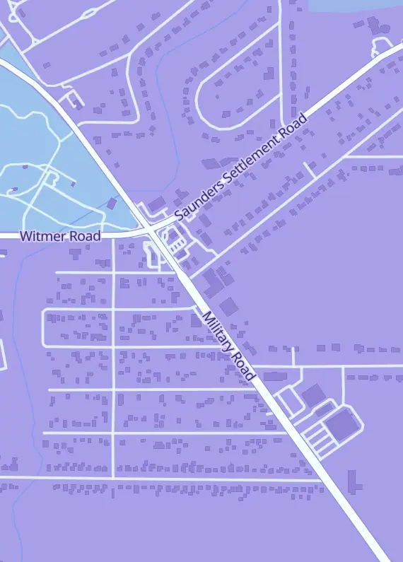 Street map around Niagara Sports Cards, 4615 Military Rd, Niagara Falls, NY