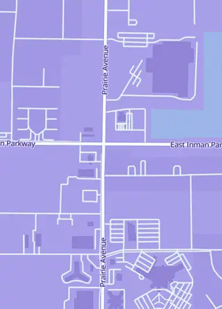 Street map around Noble Nostalgics, Beloit