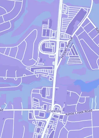 Street map around Nova Games, Brick