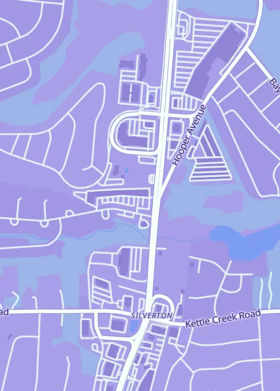 Street map around Nova Games, 2950 Yorktowne Blvd, Brick, NJ
