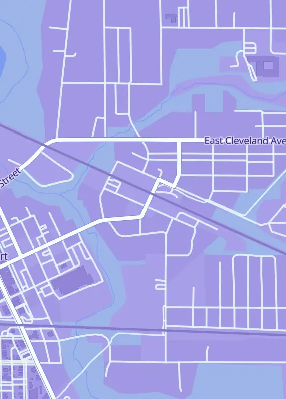 Street map around Nu Yeer Games, 154 S Illinois St, Hobart, IN