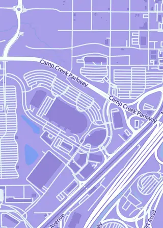 Street map around OkeCon TCG, Atlanta