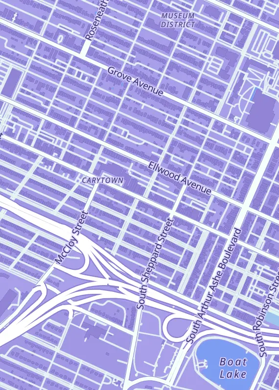 Street map around One Eyed Jacques, 3104 W Cary St, Richmond, VA