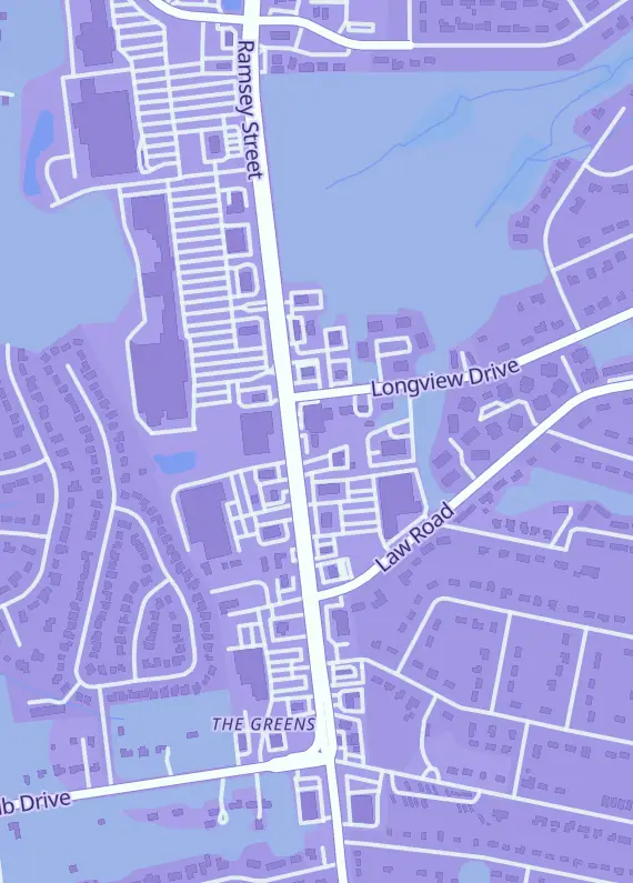 Street map around One more pack tcg, 3712 Ramsey St, Fayetteville, NC