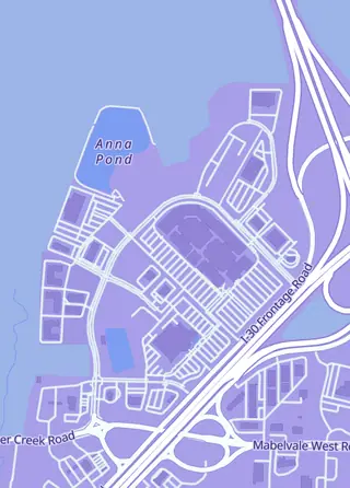 Street map around Otaku Takeout, Little Rock