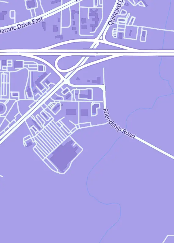 Street map around Oxford Gaming Center, 181 Plaza Ln, Oxford, AL