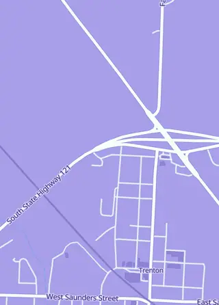 Street map around Pack Titans - Trading Card Shop, Trenton