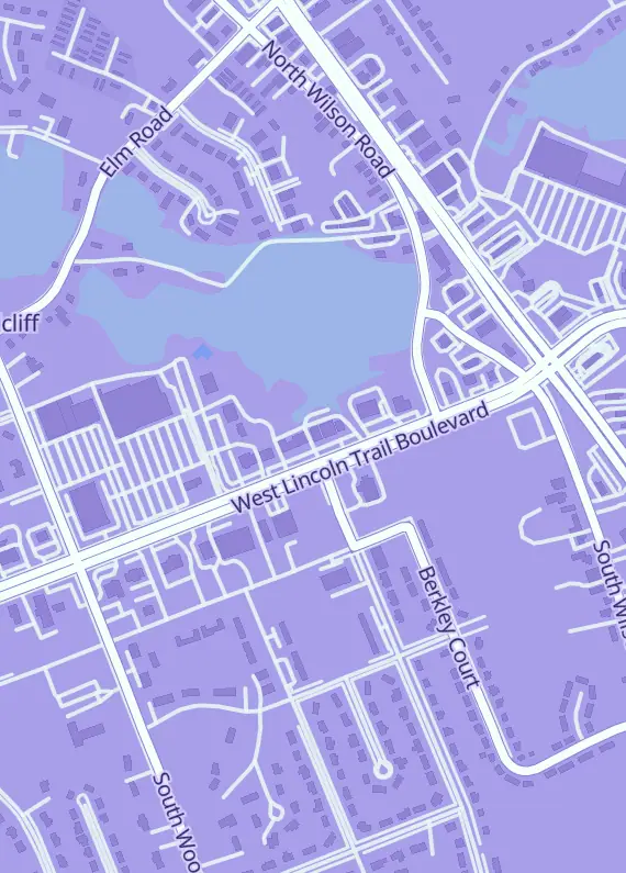 Street map around Pangaea Gaming, 301 W Lincoln Trail Blvd, Radcliff, KY