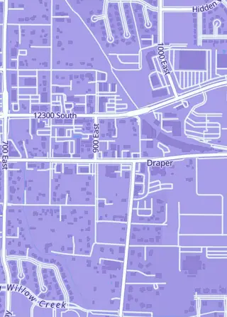 Street map around Paramount Sports & Toys, Draper