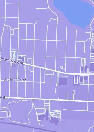 Street map around Paul's Gamerzone, Massillon