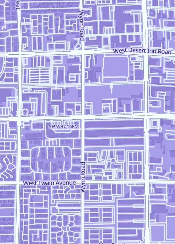 Street map around Pink Gorilla Games, 4089 Spring Mountain Rd, Las Vegas, NV