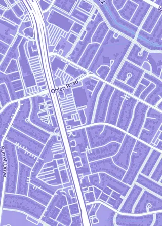 Street map around PixelHaven Games & Collectibles, Austin