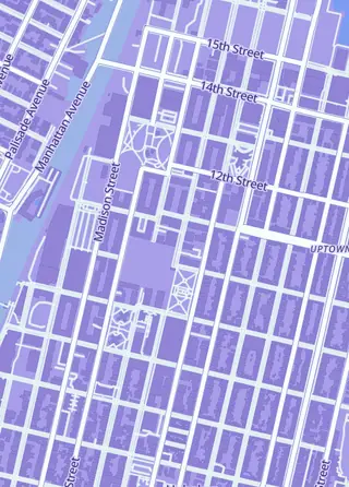 Street map around Play! Hoboken, Hoboken