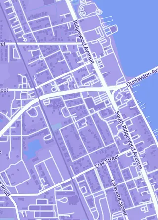 Street map around Pokemon Attic, Port Orange