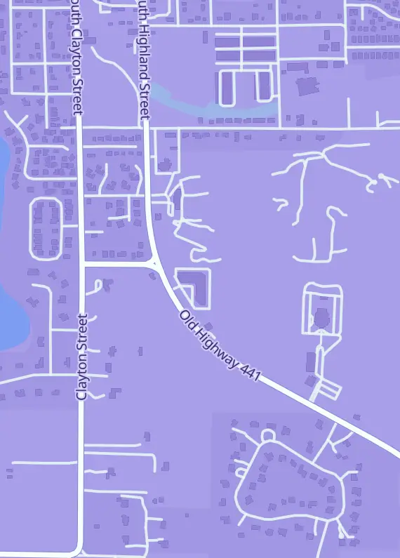 Street map around Pop Fandom Toys, 6909 Old Hwy 441 #108, Mt Dora, FL