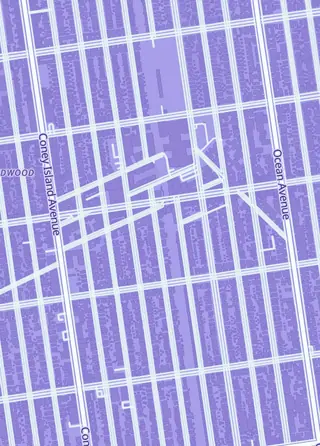 Street map around Press Play Cards, New York
