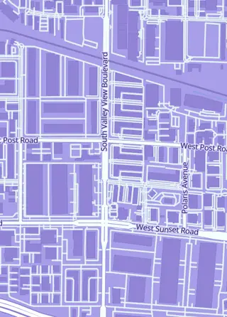Street map around Prime Honor Cards, Las Vegas