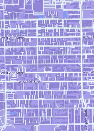 Street map around Quality Games Tx, Houston