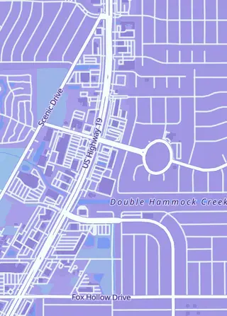 Street map around Quality Rare Coins, Port Richey