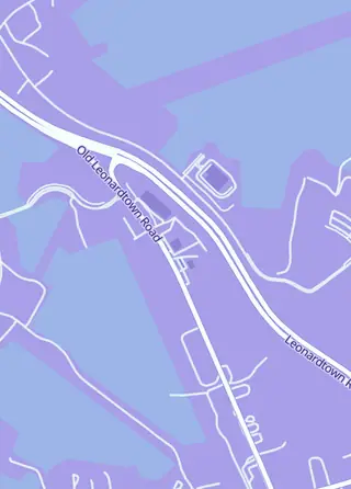 Street map around RallyPoint Games, Hughesville