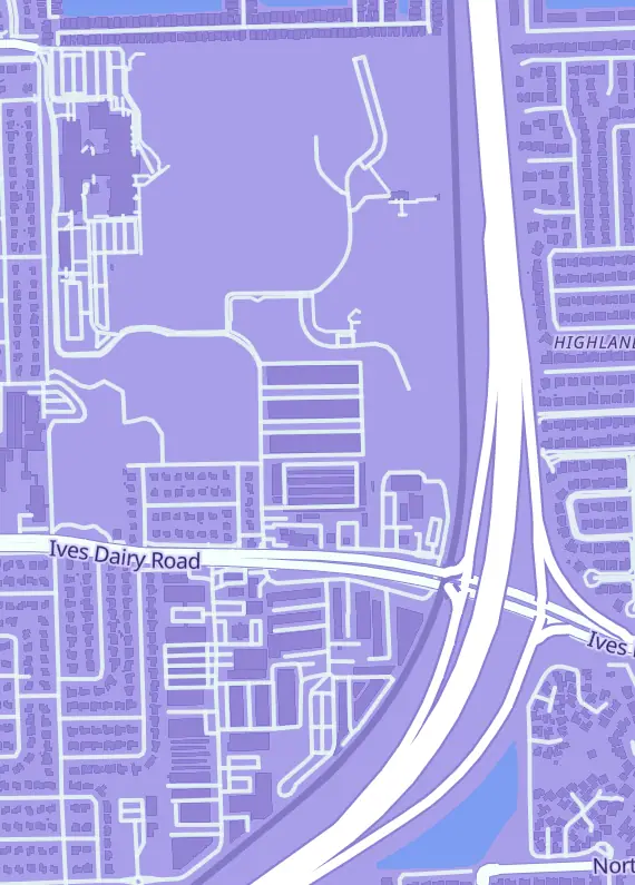 Street map around Realgoodeal, 20725 NE 16th Ave, Miami, FL